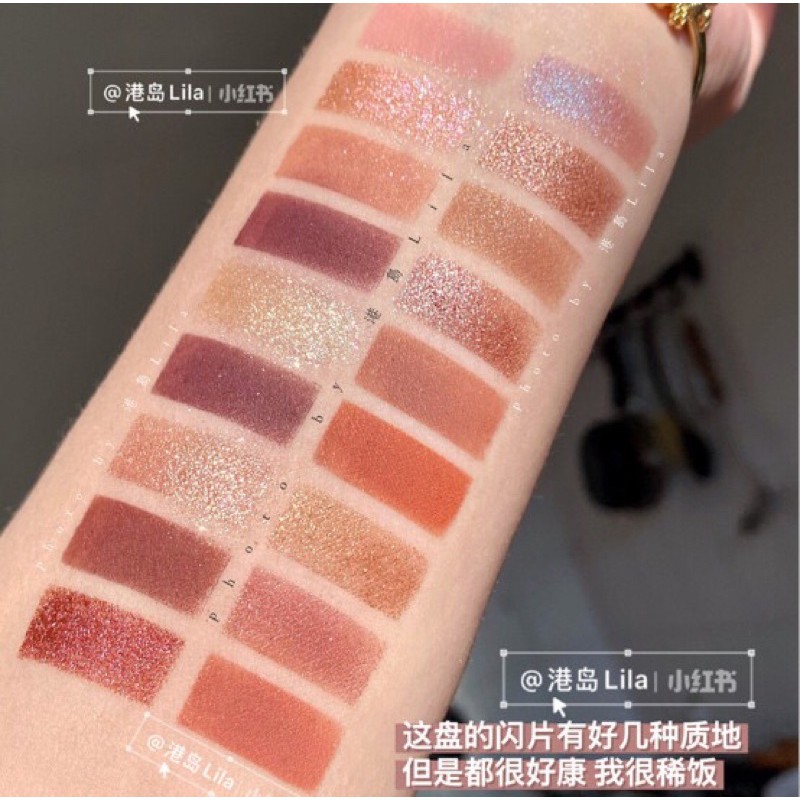 Bảng Mắt 18 Ô  Naughty Tông Màu Nâu Cam Vàng Nhũ Siêu Buôn sỉ | BigBuy360 - bigbuy360.vn