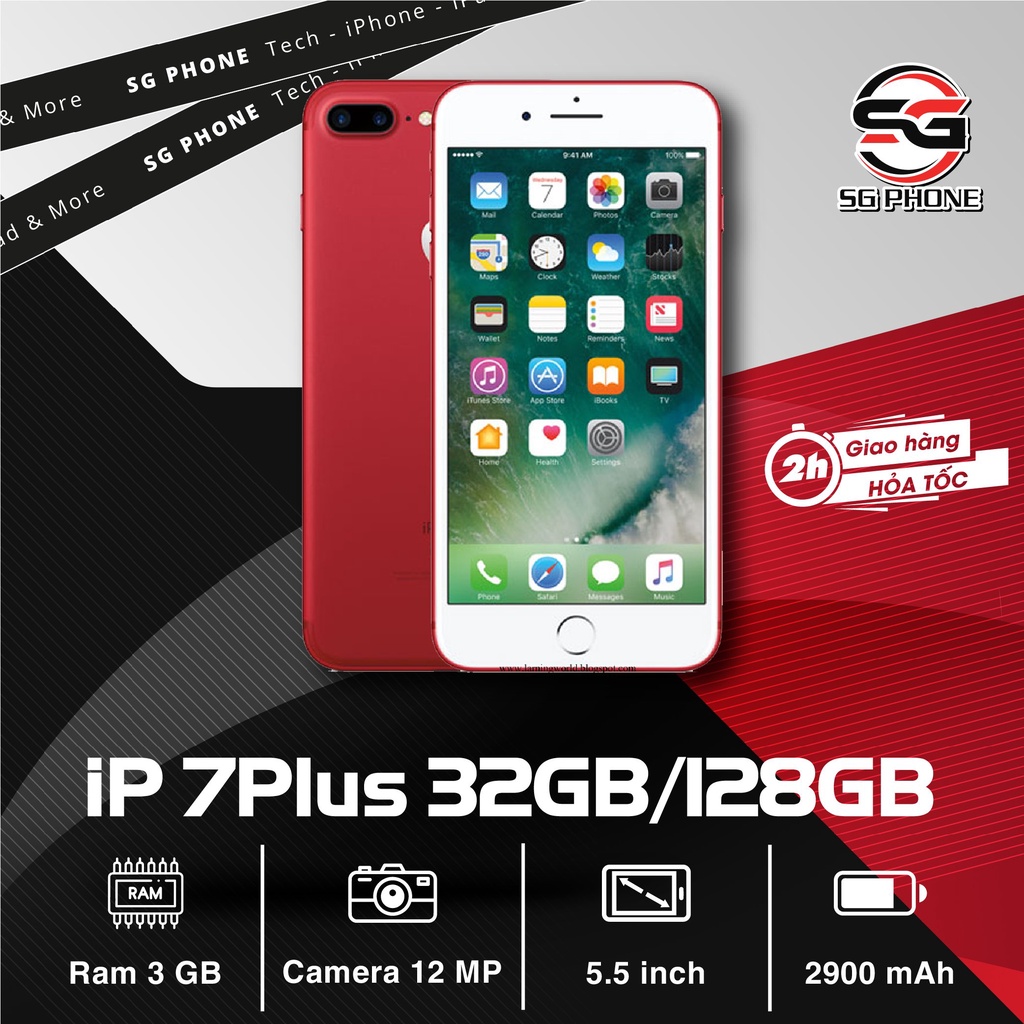 Điện thoại 7 PLUS - (32G/128GB) Quốc Tế Chính Hãng Đẹp Keng- MÁY FULL CHỨC NĂNG - ĐẸP NHƯ MỚI.