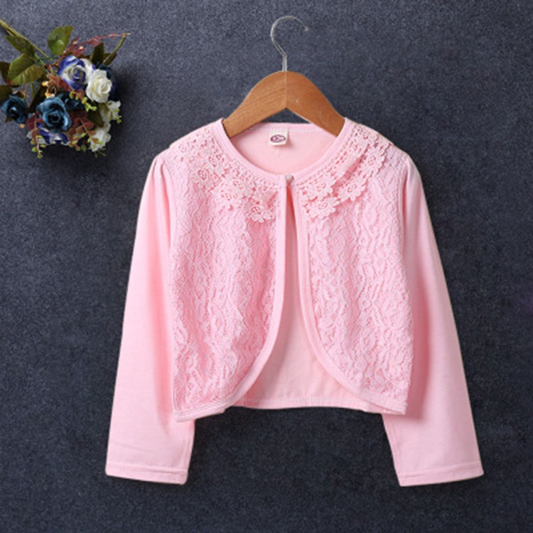 Áo Khoác Chống Nắng Tay Dài Thoáng Khí Thời Trang Cho Bé Gái