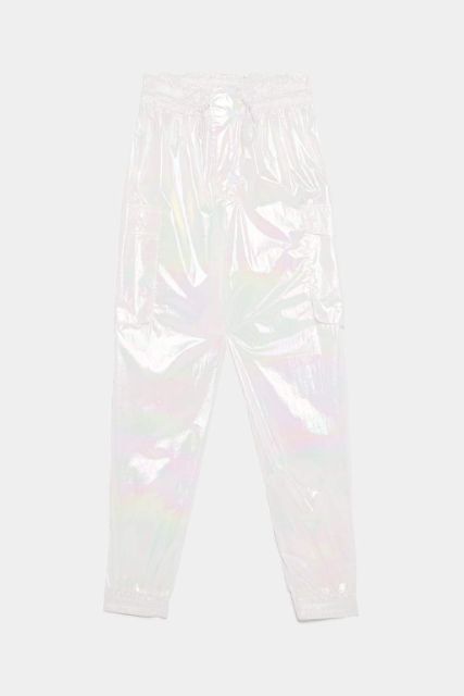 Quần cargo jogger phản chiếu cầu vồng Zara xách tay Spain