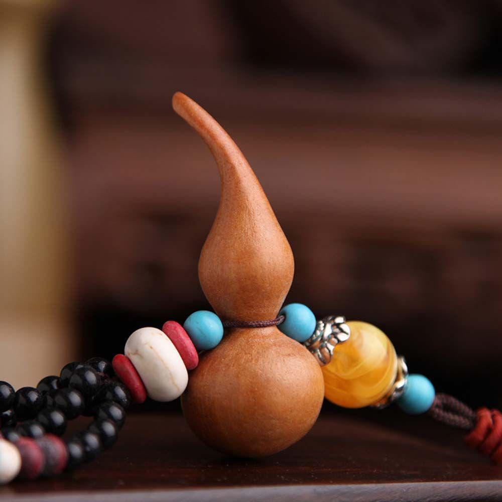Rebuy1 Qiaozui Dây Tua Rua Thủ Công Mặt Bầu Dục Nghệ Thuật Treo Chìa Khóa Trang Trí Xe Hơi / Nhà Cửa Trang Trí Nhà Cửa
