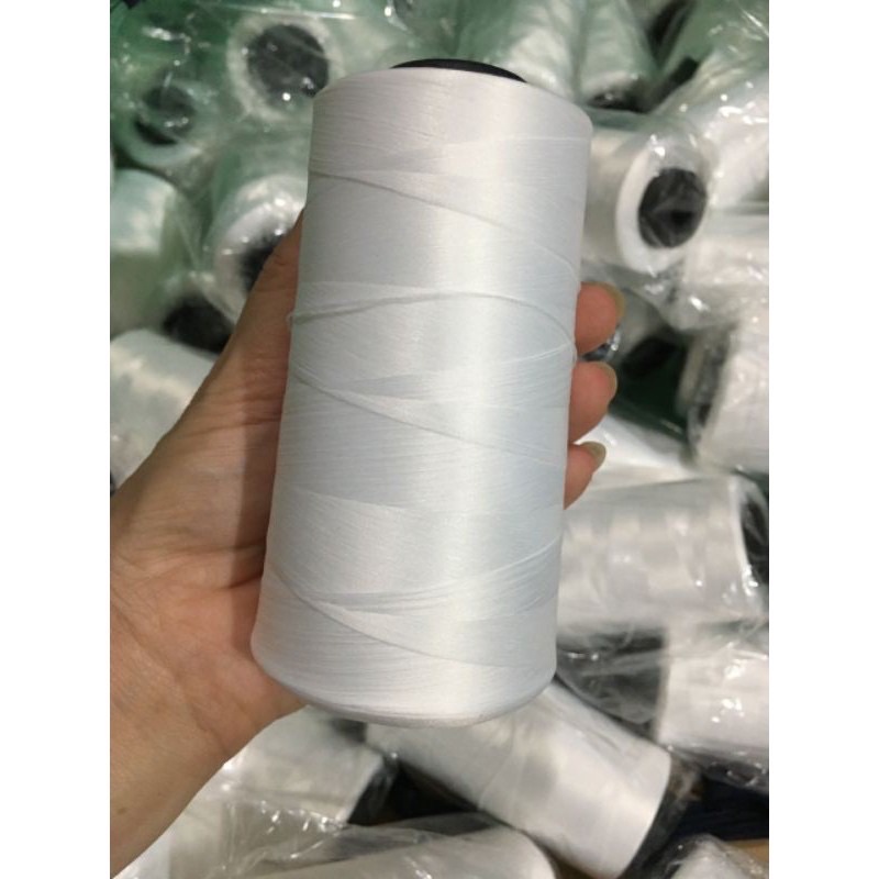 CHỈ MAY ĐEN - TRẮNG CUỘN TO hàng THANH LÝ (noon fashion)
