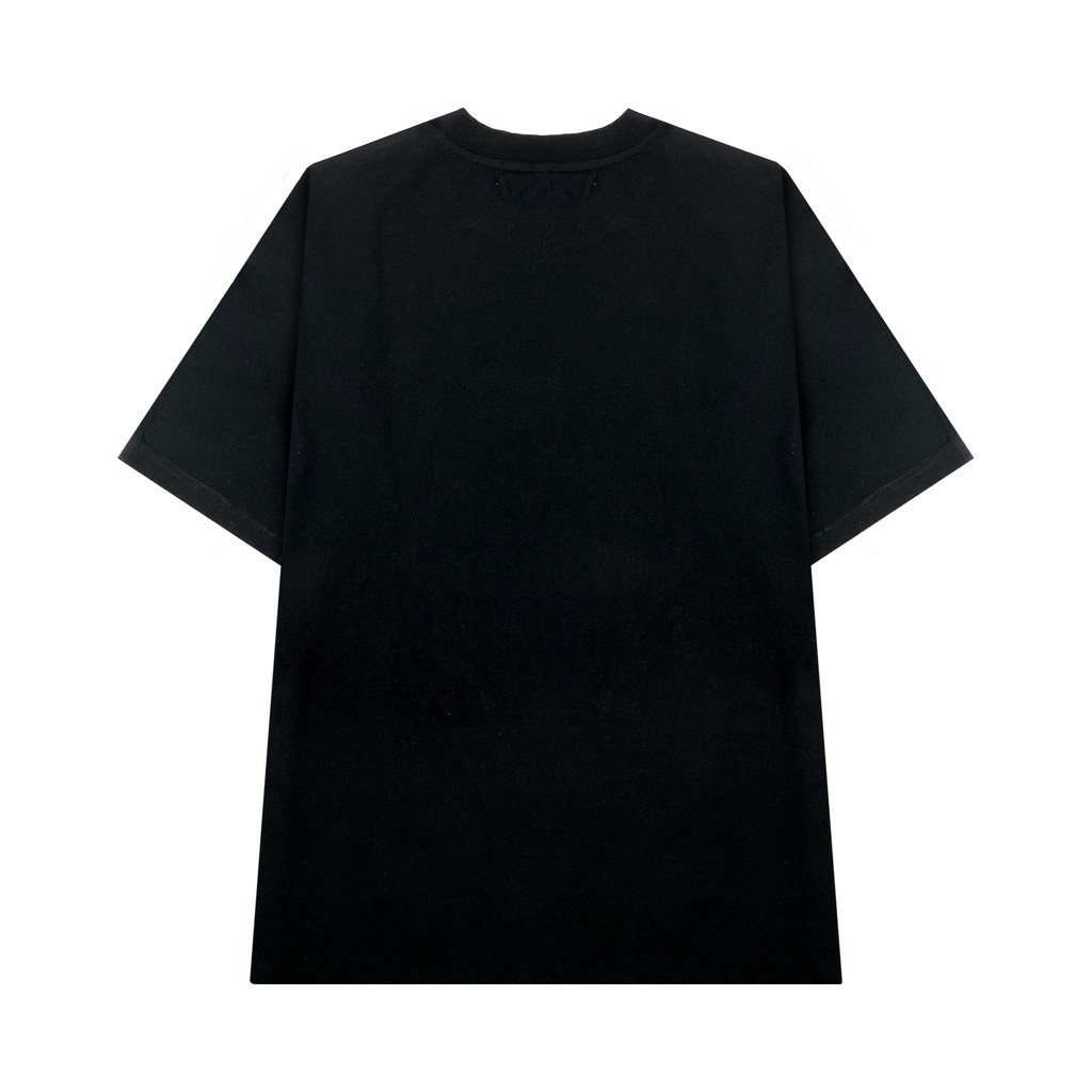 Áo thun local brand Destruction in hoạ tiết logo cá tính màu đen, cổ tròn, cotton