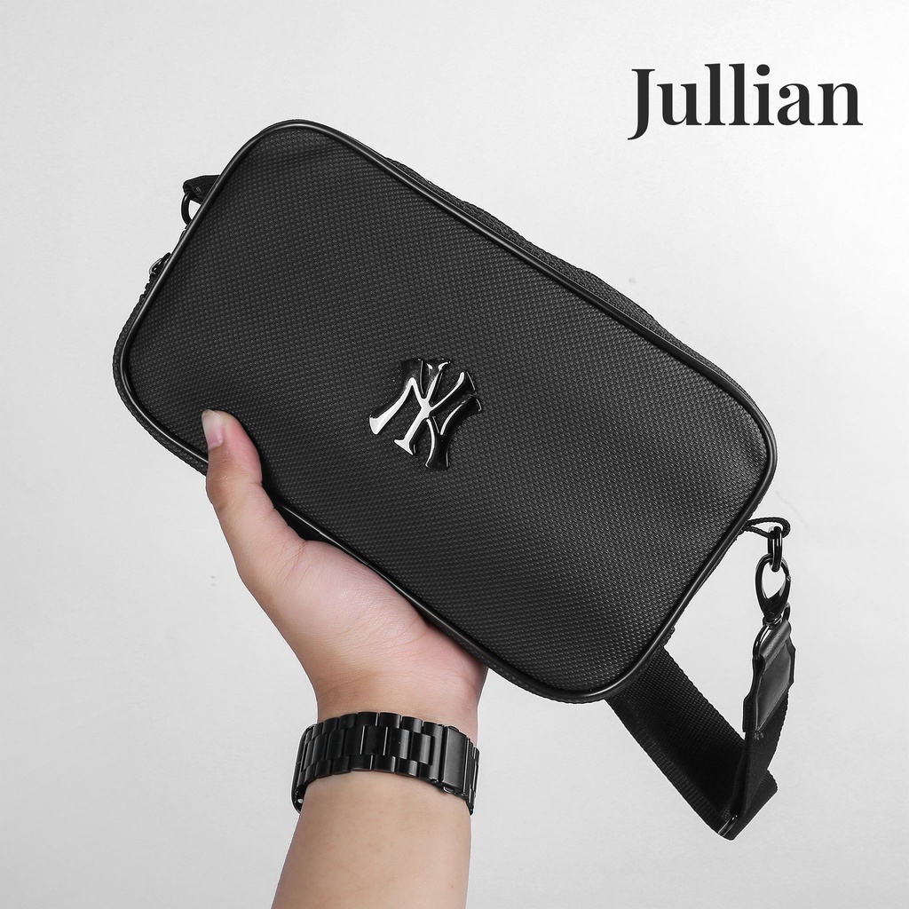 Túi đeo chéo MLB phong cách Hàn Quốc trẻ trung - Da si chống nước