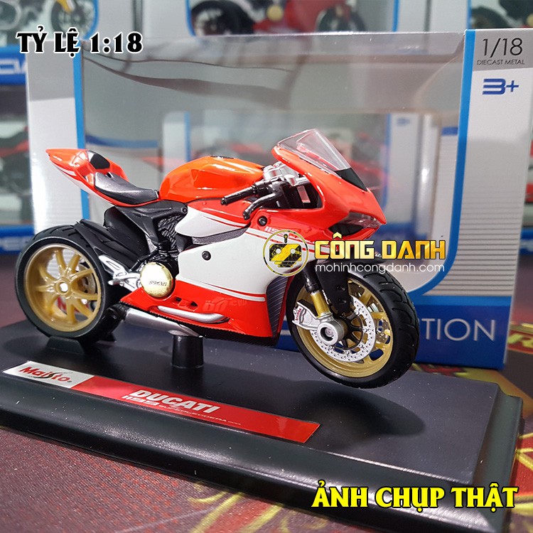 Xe Mô Hình 1:18- Ducati 1199 Superleggera