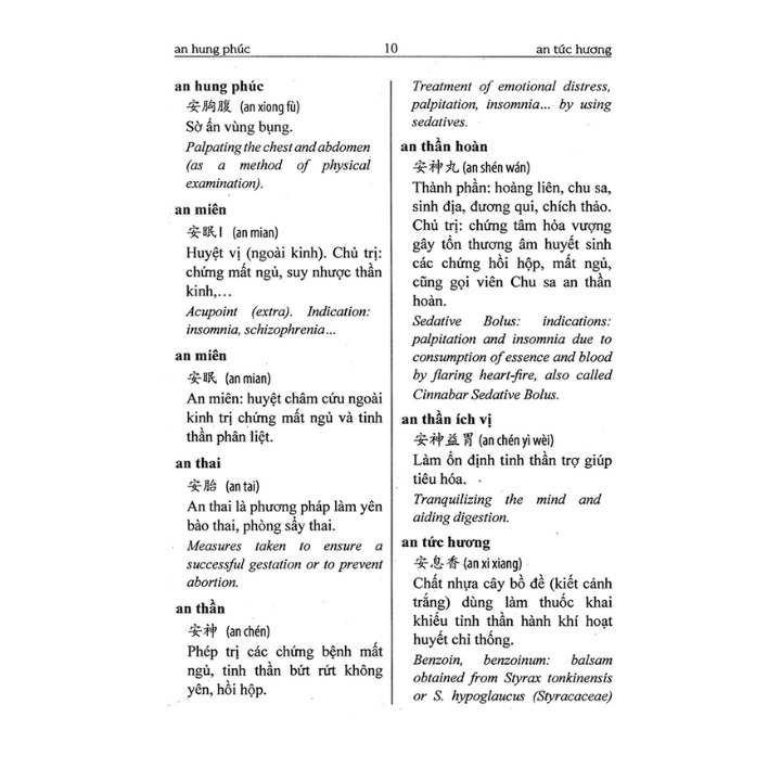 Sách - Từ Điển Đông Y (Hán - Việt - Anh)