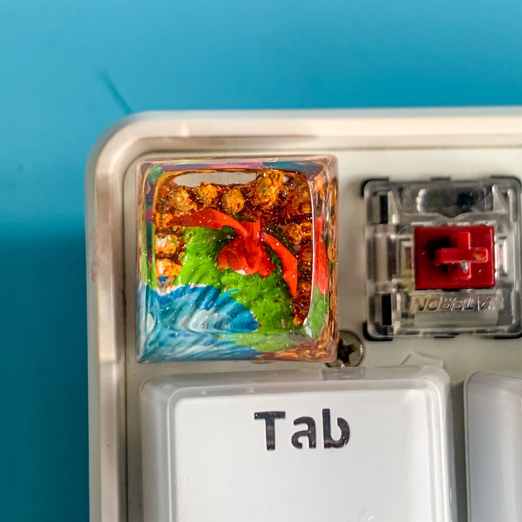 Nút bàn phím cơ máy tính - Artisan keycap - Pokemon Keycap - Resin keycaps