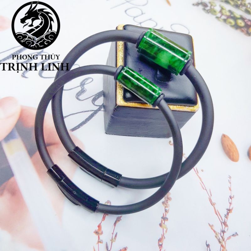VÒNG TAY LU THỐNG XANH LÁ DÂY CAO CAU CAO CẤP - BẢO HÀNH DÂY 1 NĂM