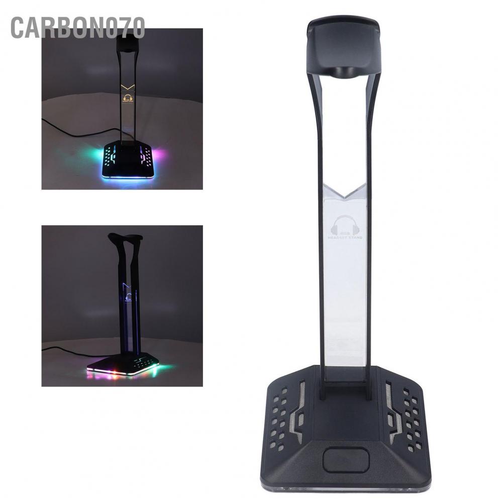 Giá treo tai nghe - Giá đỡ Tai nghe RGB chơi game 2 cổng USB đa chức năng