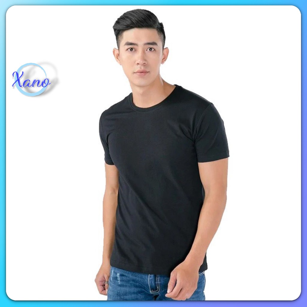 Áo Thun Tay Lỡ Form Rộng Thời Trang A01-014 Tee Basic Unisex Trơn Cotton Vải Mát Lạnh Giá Rẻ Xano