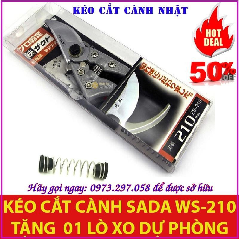 KÉO CẮT,TỈA CÂY CẢNH NHẬT BẢN - SADA 210, sắc vĩnh viễn, giá sập sàn