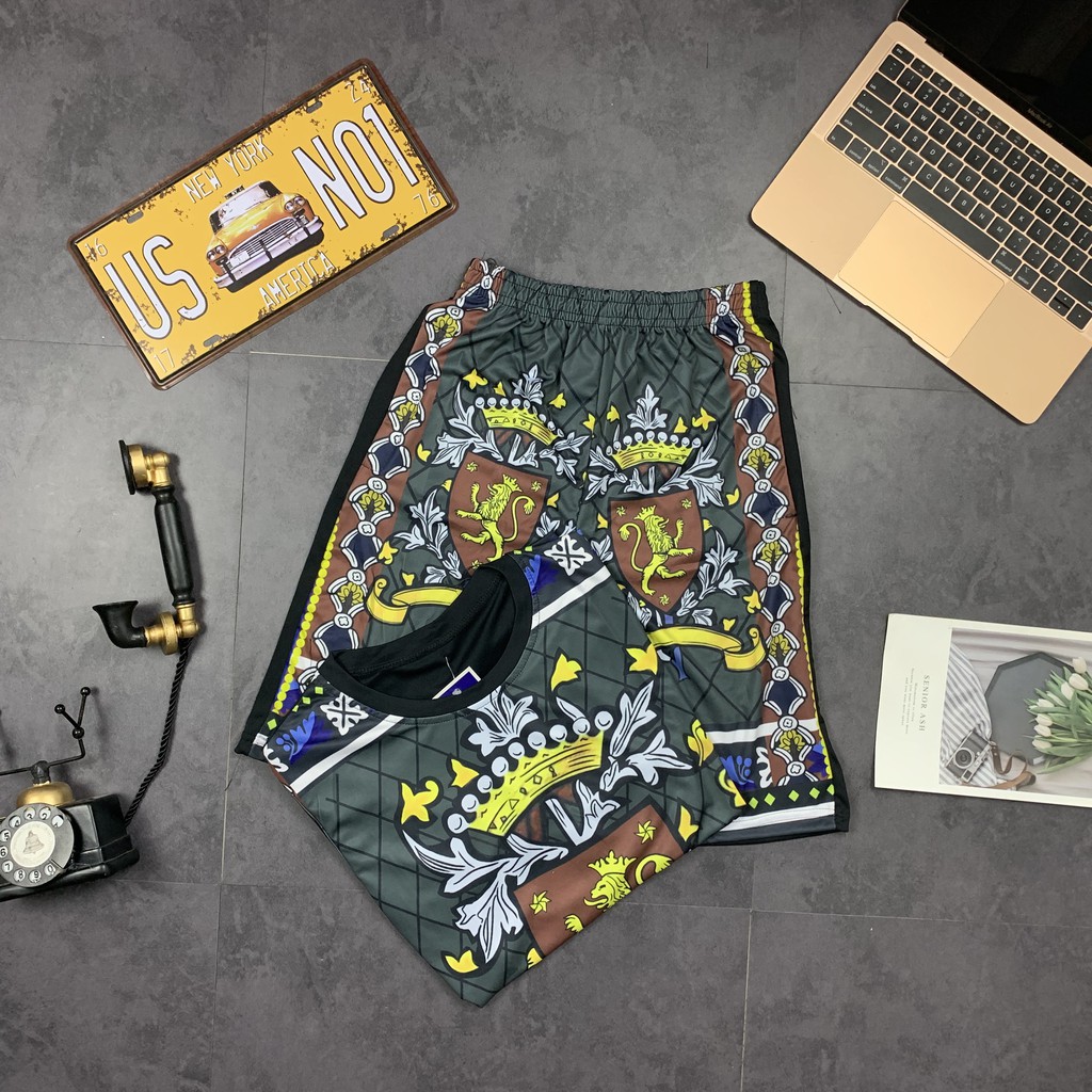 XẢ HÀNG Bộ Hè Nam, Bộ Thun Nam cộc Tay  in 3D Sử Tử Vương Miệng  Chất Liệu Thun Lạnh Mềm Mịn - BN35 - Full Size | BigBuy360 - bigbuy360.vn