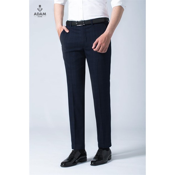 QUẦN ÂU NAM ADAM STORE CÔNG SỞ XANH ĐEN NHŨ QLH08