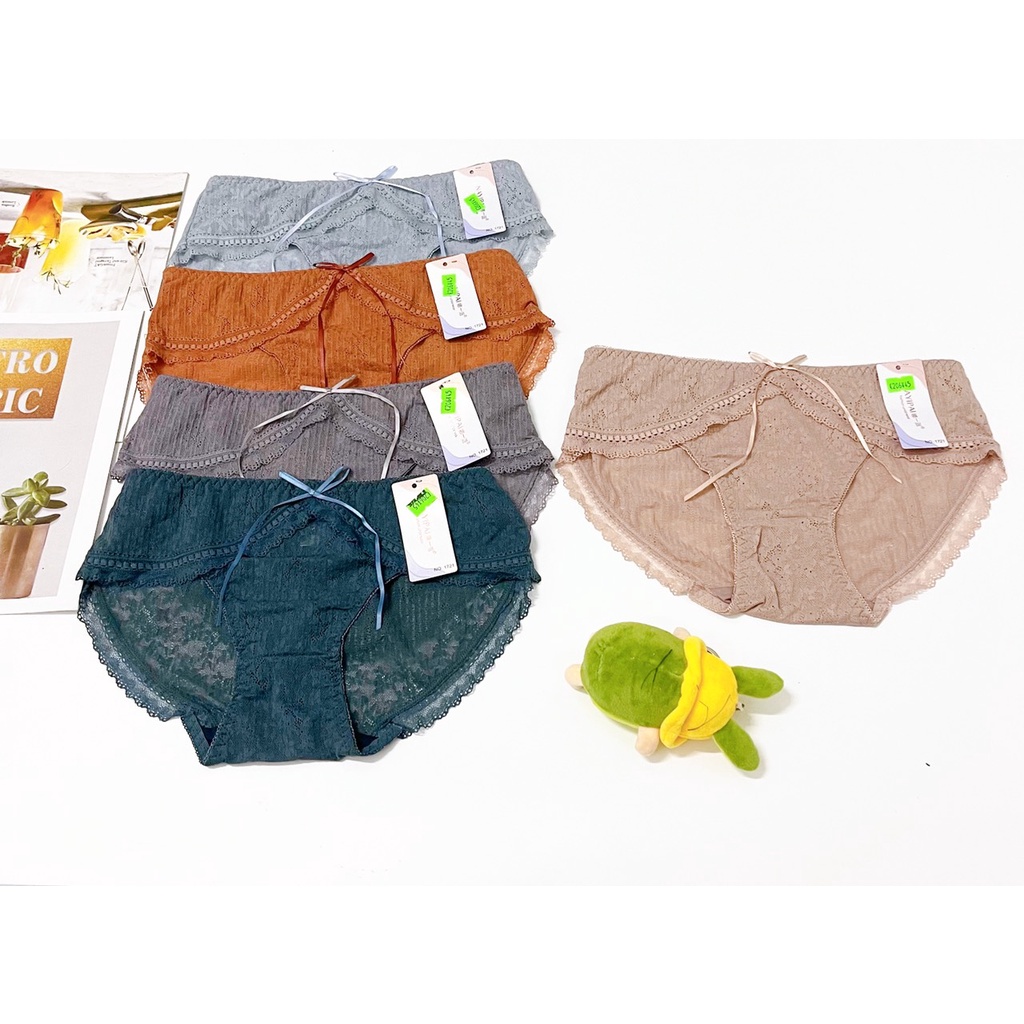 (Freesize, chọn màu, che tên, hình thật) Quần lót nữ nội y thoáng khí kháng khuẩn cao cấp siêu thoải mái