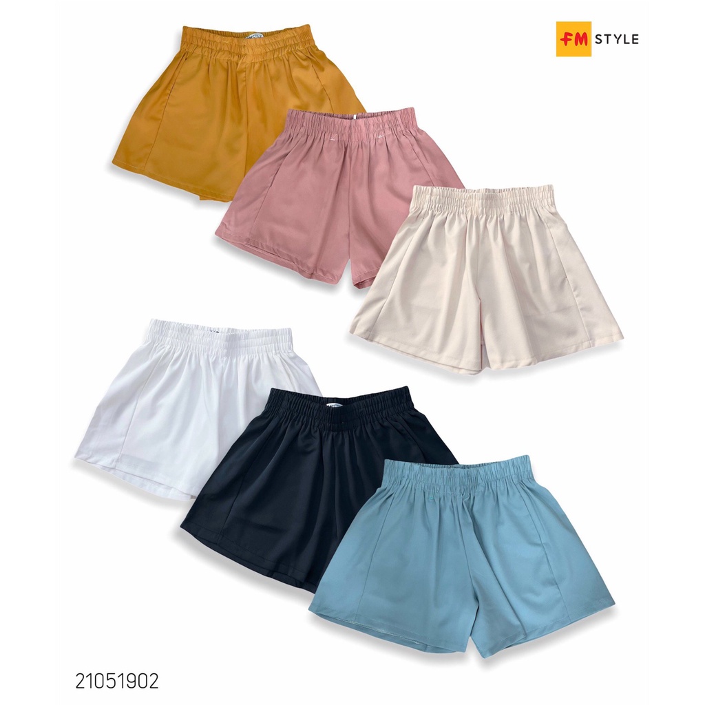 Quần đùi thun nữ FM Style ống rộng bigsize mặc nhà chất vải thun co giãn 4 chiều thoãi mái 220302515 | BigBuy360 - bigbuy360.vn