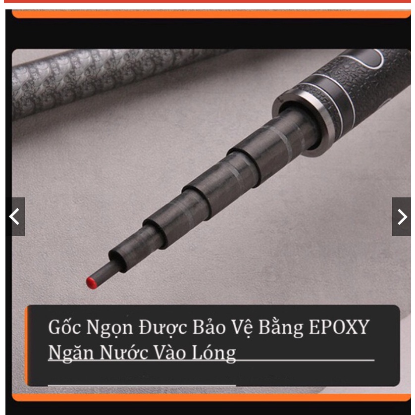 Cần Câu Tay Câu Đài Hắc Vân Phong Bạo Lực Độ Cứng 5H CC8