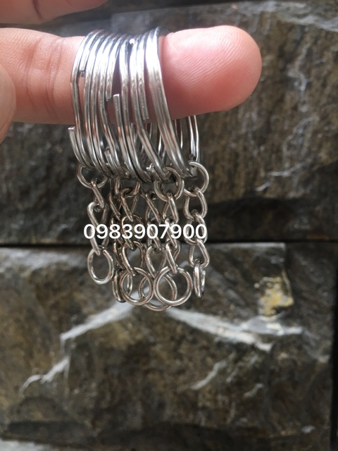 Khoen móc khoá dẹp loại tốt size 3cm ( Túi 100 cái )