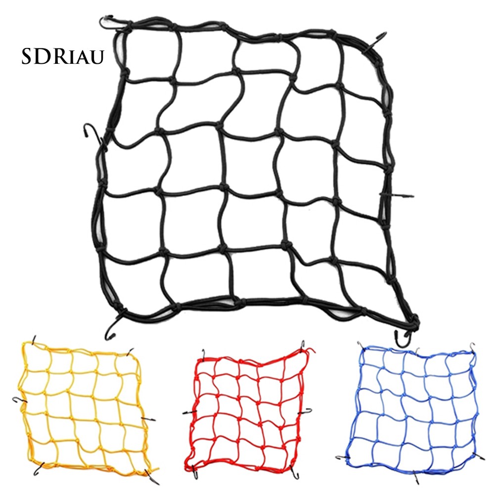 Lưới 40x40cm cột giữ mũ bảo hiểm hành lý cho xe mô tô