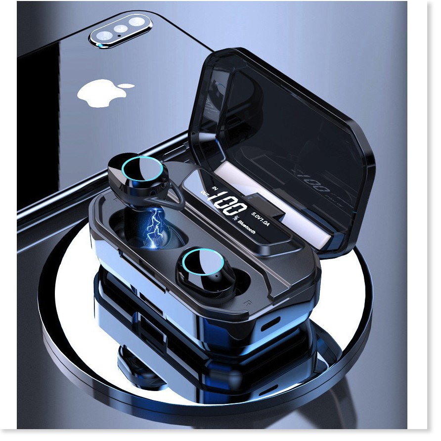 🆕 Tai nghe Bluetooth G02-TWS tích hợp pin dự phòng 3300mah