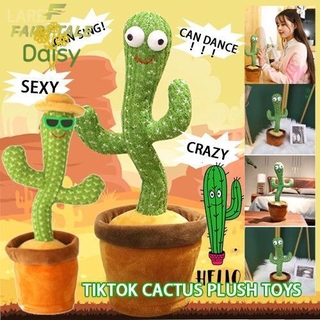 ★  Xương Rồng Nhảy Múa Dancing Cactus Plush Toy Sẽ phát sáng và ghi lại with Vietnamese or English song Electronic Shake TikTok hot fairytale