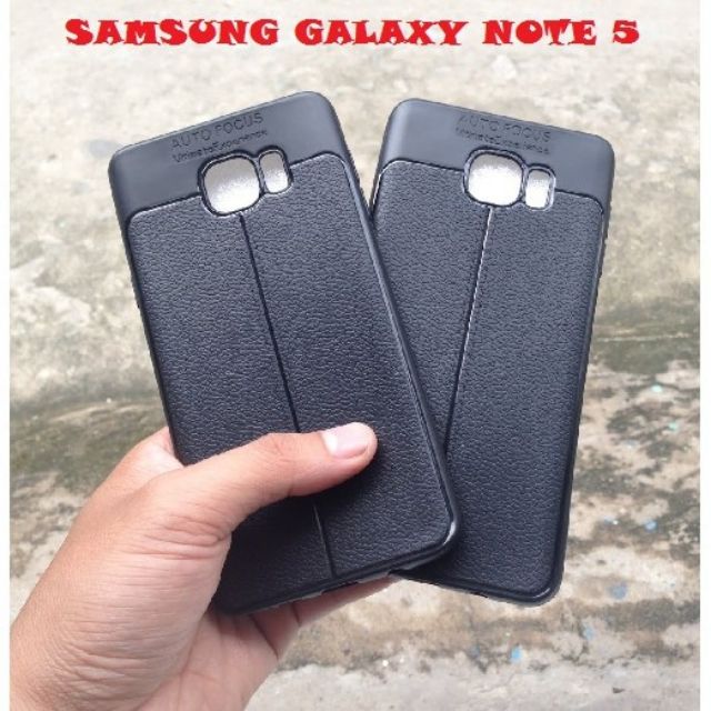 Ốp lưng giả vân da samsung galaxy note 5 chính hãng auto focus
