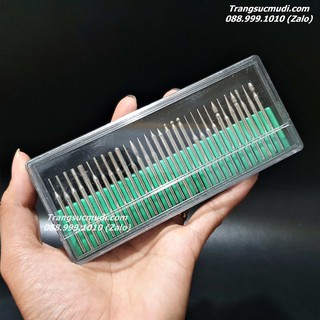 BỘ 30 MŨI MÀI KHẮC ĐÁ QUÝ SIÊU CỨNG