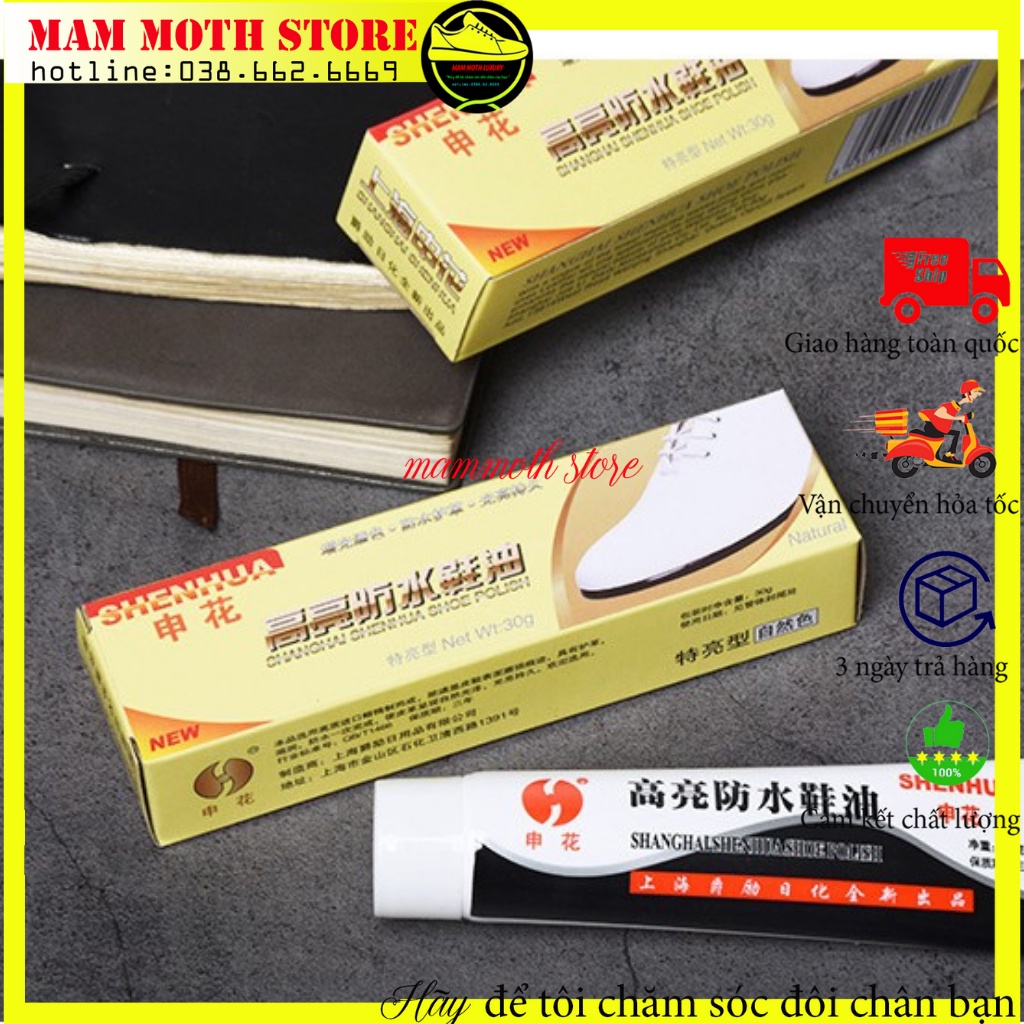 Xi đánh giày bóng dang tuýt tiện lợi sạch sẽ cao cấp được phân phối với shop MAMMOTH