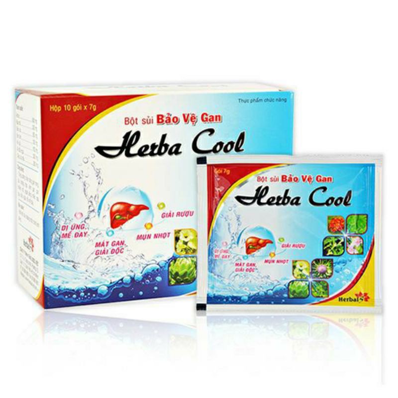Herba cool bột sủi hộp 10 gói | BigBuy360 - bigbuy360.vn