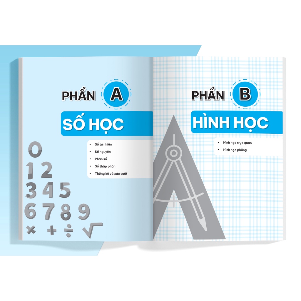 Sách Sổ Tay Kiến Thức - Phương Pháp - Dạng Bài Đại Số Và Hình Học Toán Lớp 6 - MGB