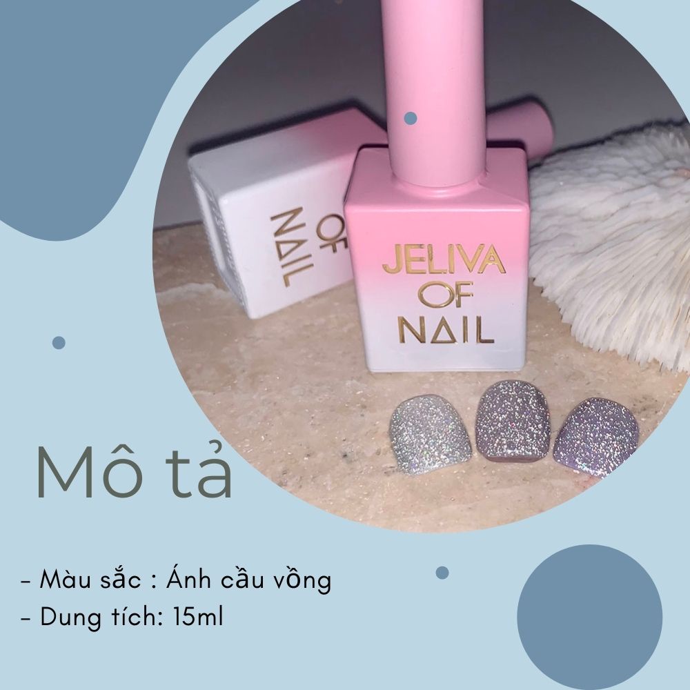 Sơn nhũ flash ánh cầu vồng Jeliva 15ml