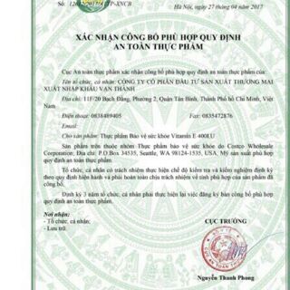 Vitamin E đỏ chuẩn 100% Nga