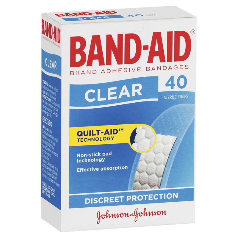 Băng keo cá nhân trong suốt BAND-AID 40 miếng