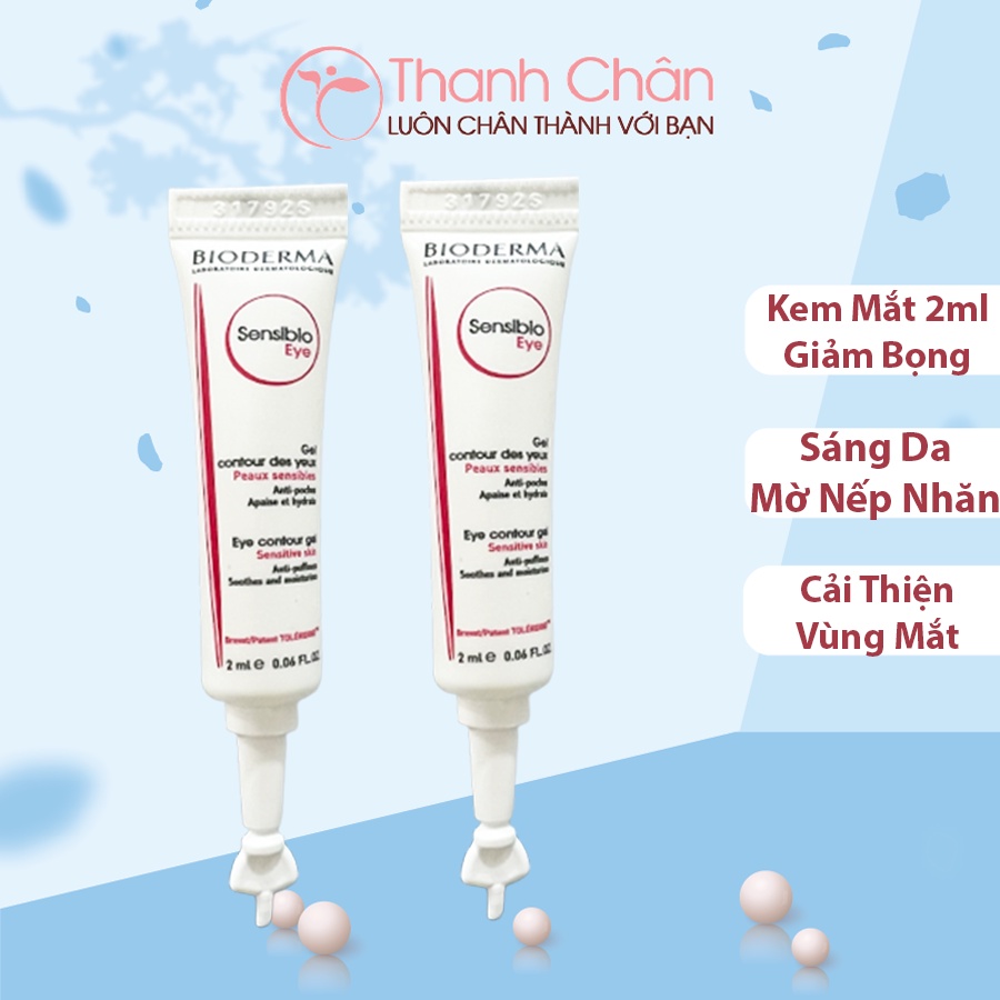 Kem dưỡng mắt Bioderma Sensibio Eye 15ml/2ml