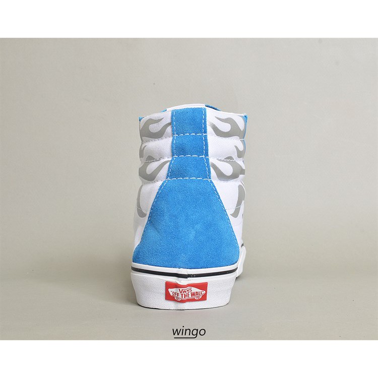 Vans Sk8-Hi Flame Mediterranian Blue / True White