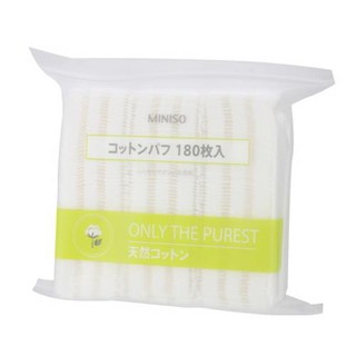 Bông Tẩy Trang Miniso Only The Purest 180 miếng
