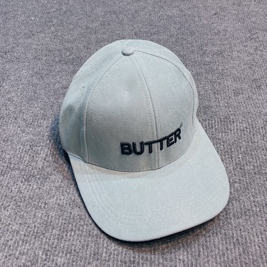 Mũ Lưỡi Trai Nón Kết Thêu Chữ Butter Fashion 389 Phong Cách Ulzzang Form Unisex Nam Nữ - Hazo
