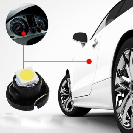 Set Bộ 10 bóng Đèn Led T3 T4.2 T4.7 Ánh Sáng Trắng xanh lá cây nền bảng điều khiển táp lô đồng hồ Xe hơi Ô Tô Toyota