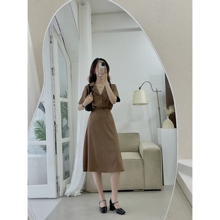 Lily set - set vest tiểu thư chất lụa Hàn Quốc