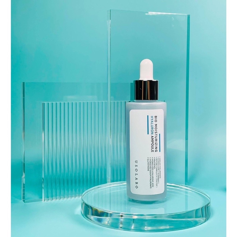 Dưỡng ẩm HA Usolab bio moisturizing Hyaluron ampoule 50ml tinh chất dưỡng da,căng bóng,phục hồi da
