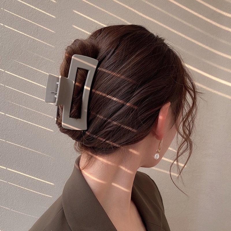 Kẹp tóc cỡ lớn thiết kế đơn giản thời trang Hàn Quốc cho nữ