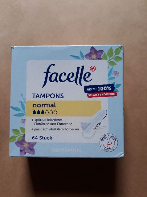 Tampon FaceLLe không cần đẩy ( ĐỨC ) hộp lớn