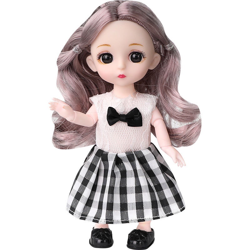 Búp Bê Barbie 16cm Xinh Xắn Dành Cho Bé Gái