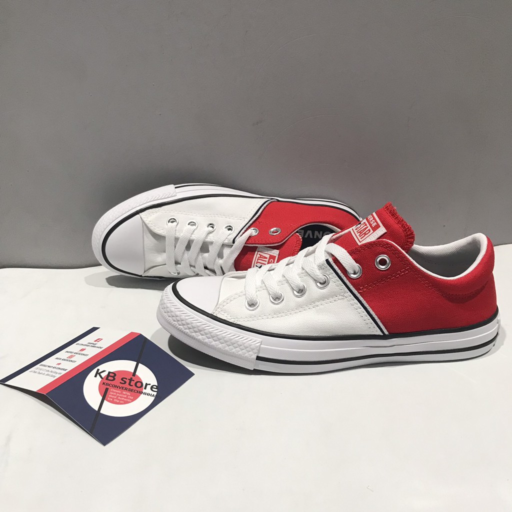 Giày Converse Chuck Madison đỏ trắng cổ thấp