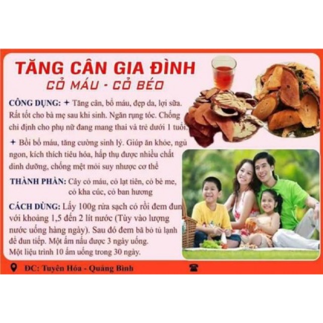 2 kg cỏ máu tăng cân - bổ máu- sẵn hàng