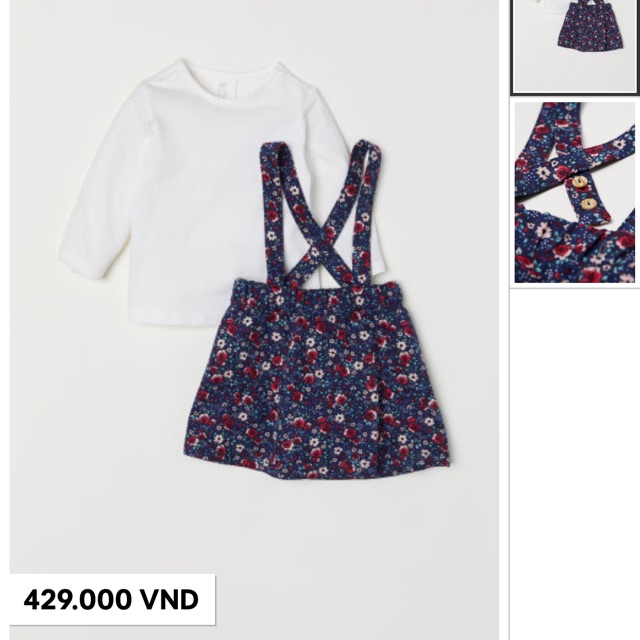 Váy H&M Auth mẫu new THANH LÝ GIÁ SOCK