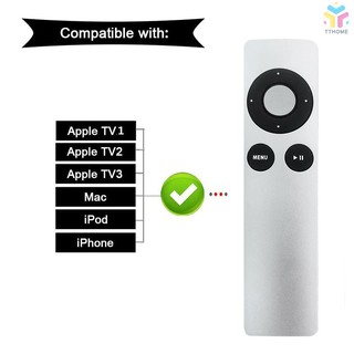 Điều Khiển Từ Xa Thông Minh Màu Bạc Dễ Cầm Cho TV Apple TV Mini
