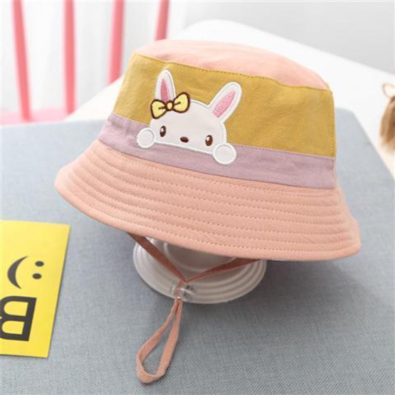 Mũ vành cho bé bé gái từ 2 tuổi đến 5 tuổi họa tiết đáng yêu xinh xắn