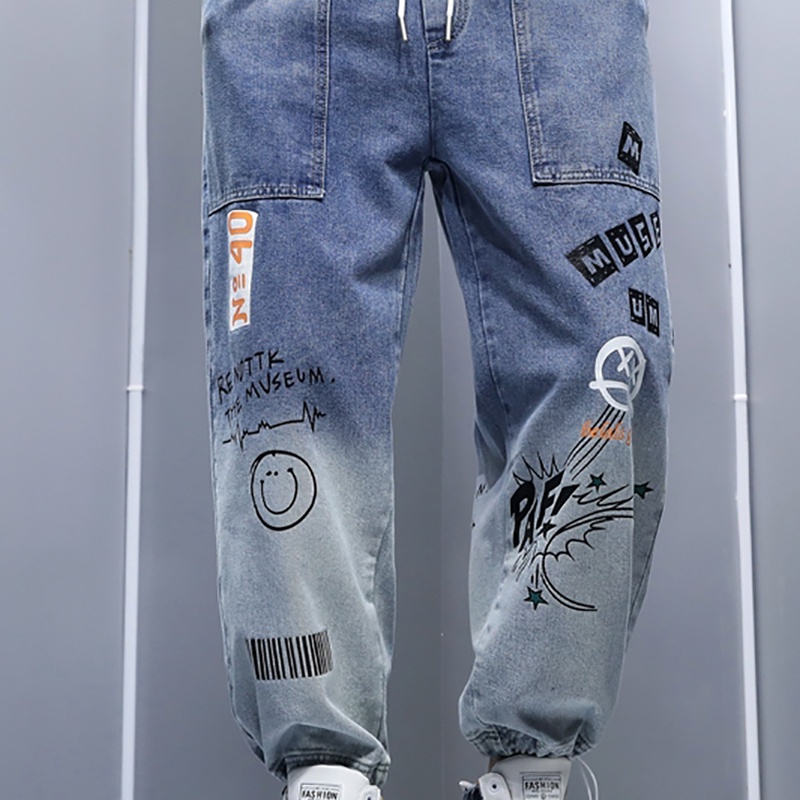 Quần jeans Dài Phong Cách Hàn Quốc Thời Trang Dành Cho Nam