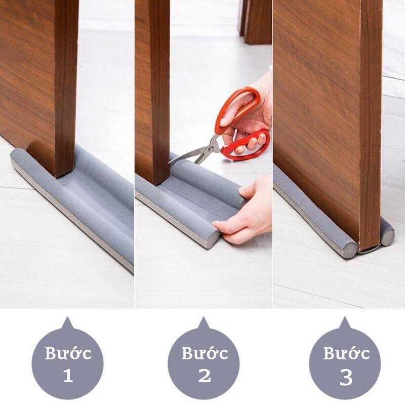Nẹp xốp chắn khe cửa chống ồn, ngăn côn trùng, bụi bẩn, tránh kẹt chân tay trẻ nhỏ