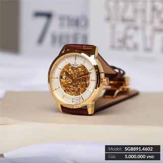 Đồng hồ nam Sunrise SRWATCH SG8891.4602 lộ cơ